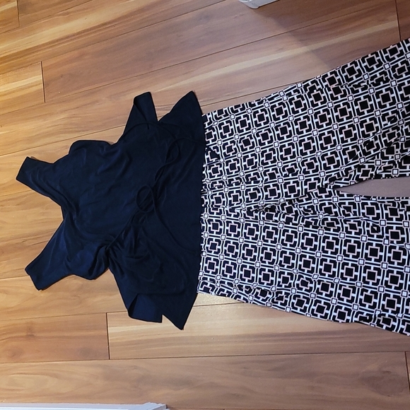 Nwt NINA LEONARD fashion v-neck jumpsuit - Picture 5 of 5